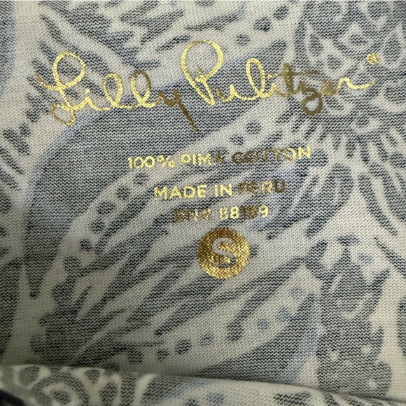 Lilly Pulitzer Dark Blue and White Women’s Sheath Dress Sleek & Simple - Picture 5 of 8